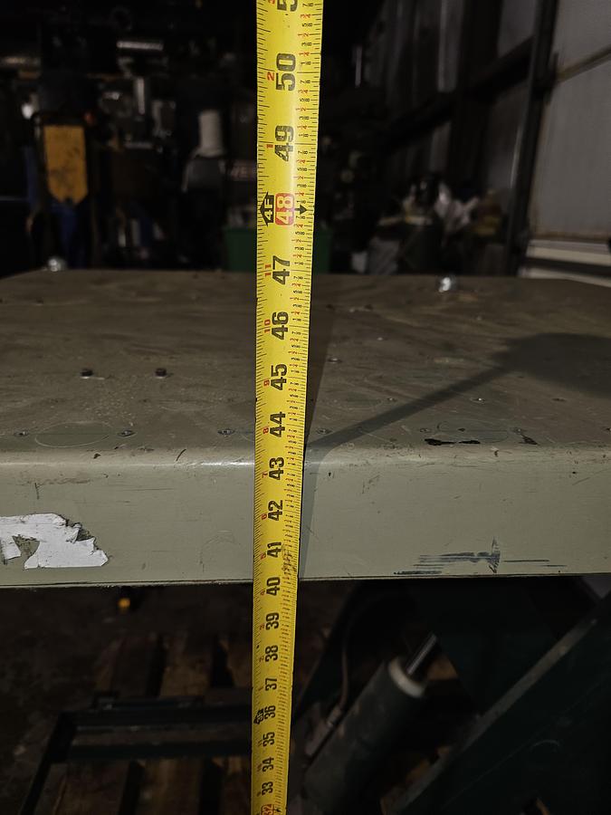 Used 2000# Southworth LS2-36 Scissor Lift Table 42" x 48" Platform 110V, 1 ph 