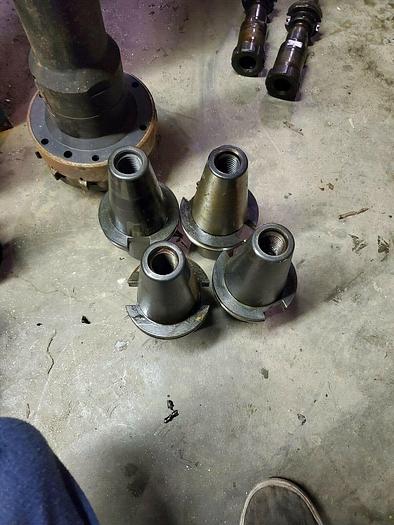 Used PARLEC C50-12EM4 CAT50 Weldon Style CNC End Mill Holder Adapter 1-1/4"