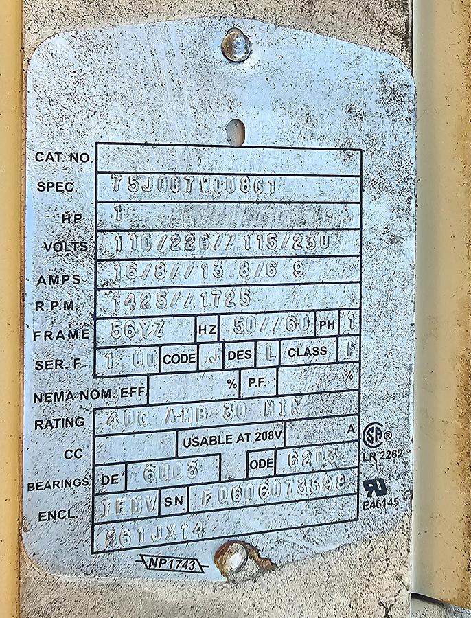 Used 2 Ton Contrx GCT2-8 Adjustable Height Gantry Crane 8' Span & Coffing Hoist 