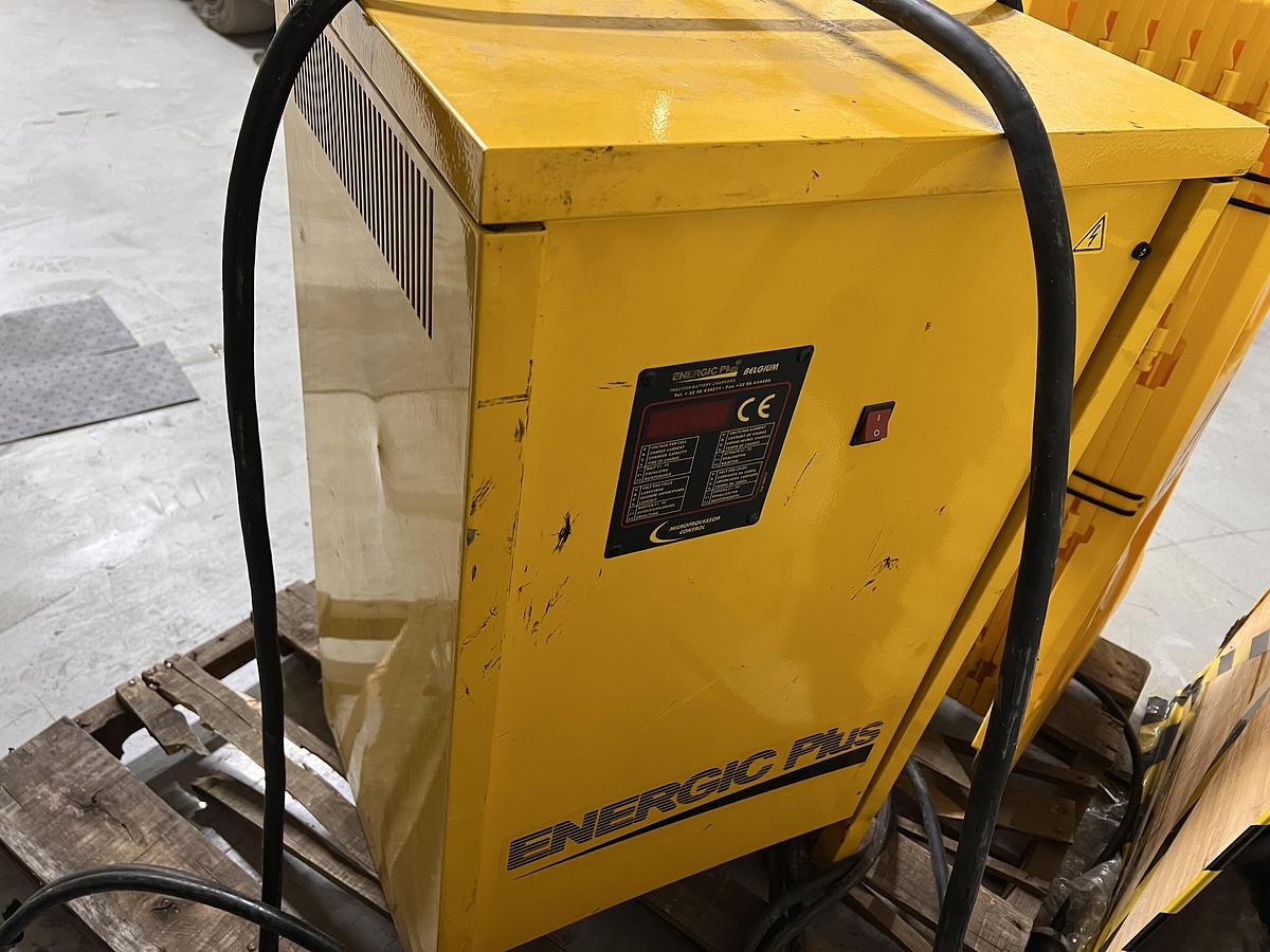 Used 2007 Toyota 7FBCU45 3 Stage Electric Forklift 36 Volt 187" Lift & Energic Plus Charger