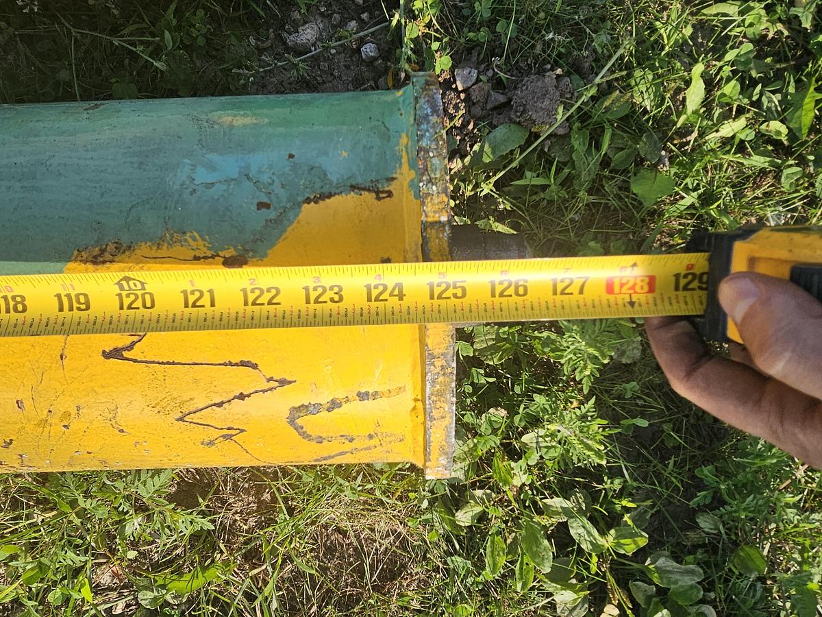 Used Timken Wazee 1/2-Ton Freestanding Jib Crane | 125" H x 110" Arm | w/ Harrington ES005S Hoist