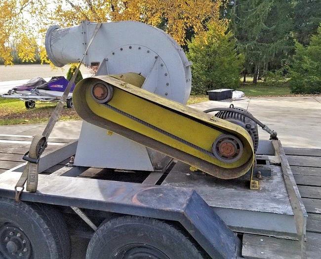 Used 40 Hp Air Conveying Systems Blower/Motor Combo w/Adj Discharge Locale #15PHCCWTH