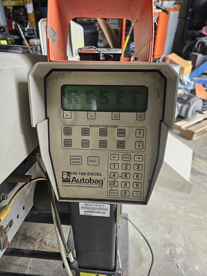 Used Automated Packaging Systems HS-100 Excel Auto-Bag w/PI-4000 Labeler