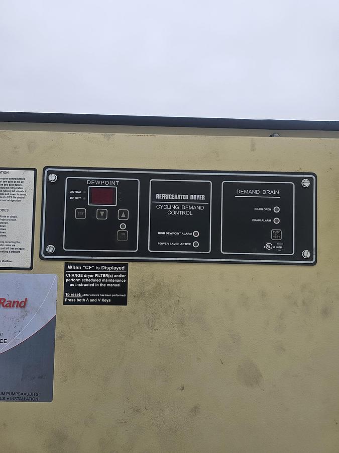 Used 1600 SCFM Ingersoll Rand R-1600 Refrigerated Compressed Air Dryer