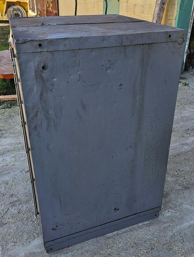 Used Stanley Vidmar 7 Drawer Modular Tooling Cabinet 30" x 27.5" x 44" Industrial Gray