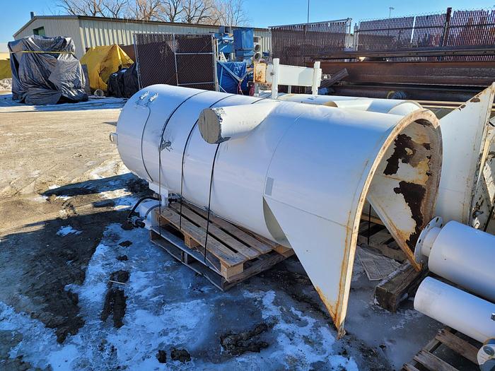 Used EUROVAC III 50 Hp Multi-Stage Central Vacuum Collection System SYS-040-114