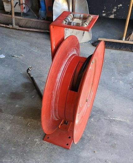 Used Lincoln Lubreel #82206 Heavy Duty Oil Hose Reel