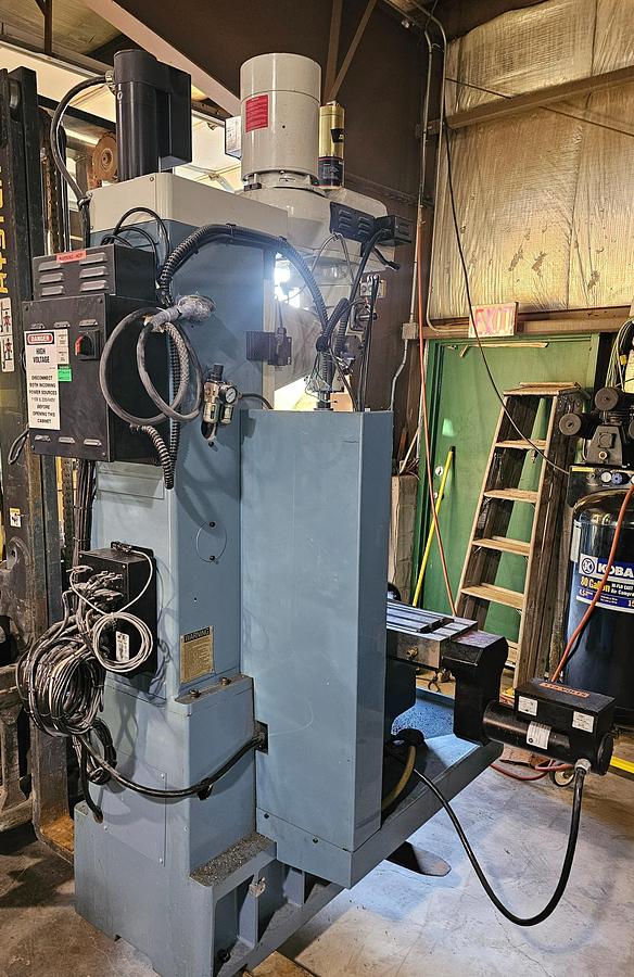 Used SWI Southwestern Industries TRAK DPM3X2P 3-Axis CNC Milling Machine & Kurt 6" Vise 