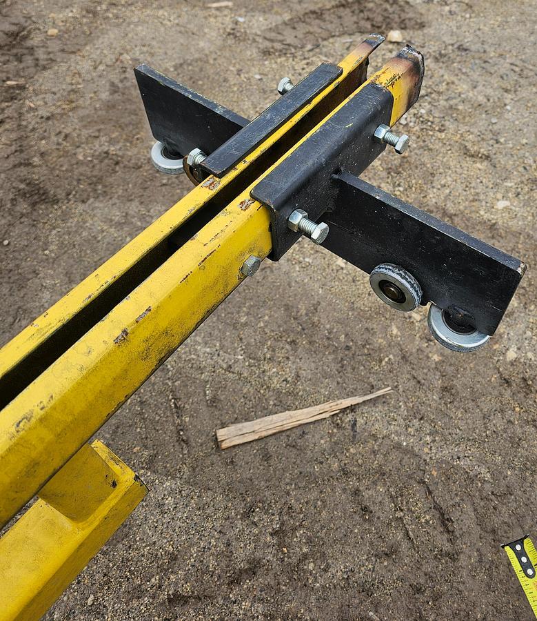 Used 16' Span x 60' Runway CM Loderail 1000 lb Modular Freestanding Workstation Bridge Crane 