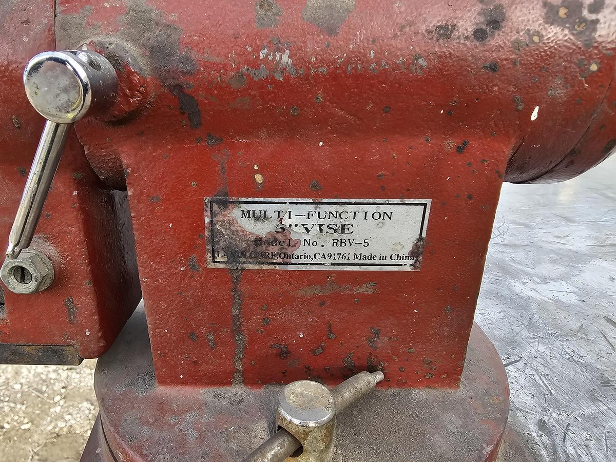 Used 144" x 48" Heavy-Duty Steel Fabrication Table | 1" Thick Top | 35" Height