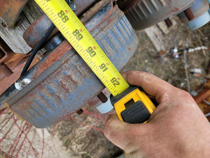 Pair of Dexter 8' Spring Trailer Drop Axle 3500 lb Capacity