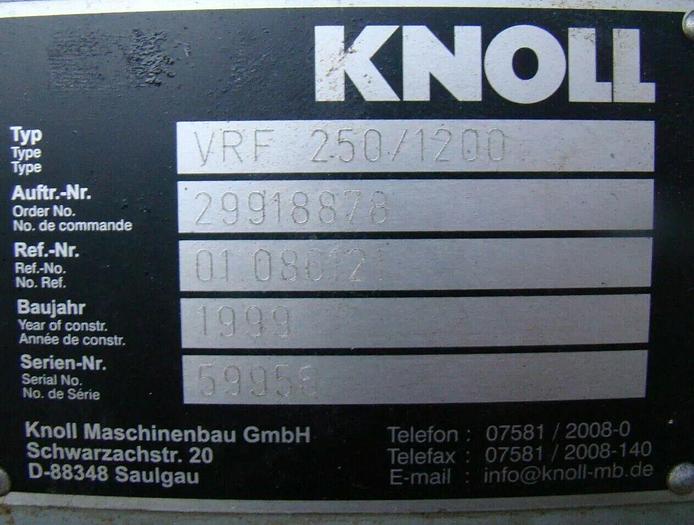 Used KNOLL Coolant Filtration w/Pump System Drag Chain Conveyor for CNC Machining