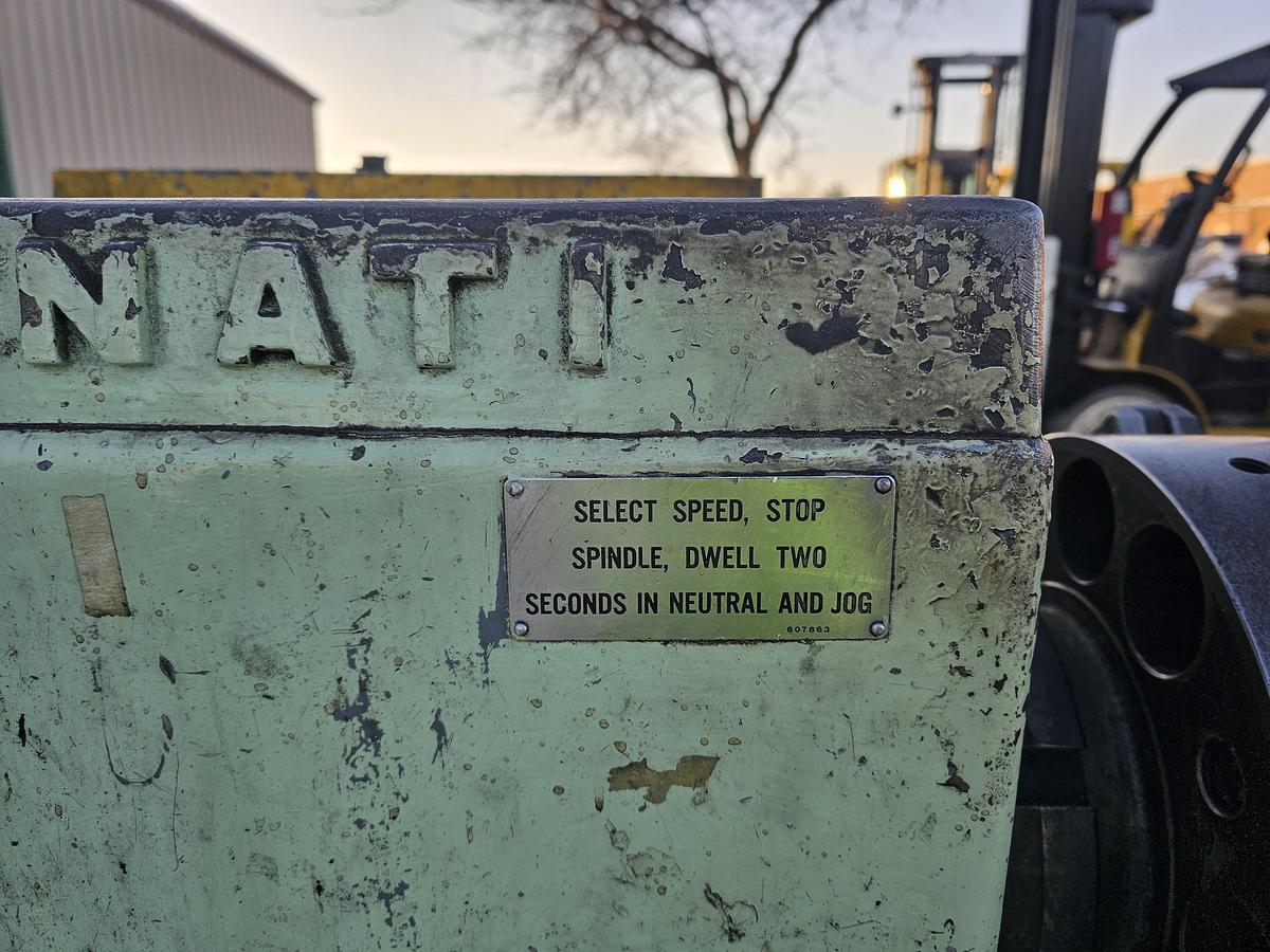 Used Cincinnati Hydrashift 22 Engine Lathe 23.5" Swing x 72" Centers