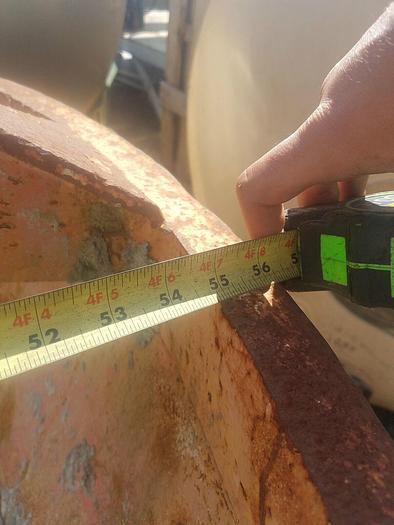 Used 55'' Wide Manual Dumping Steel Cone Hopper