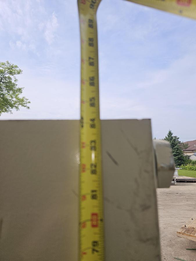 Used 72" x 16" Twin Door Heavy Duty Electrical Control Enclosure Cabinet 