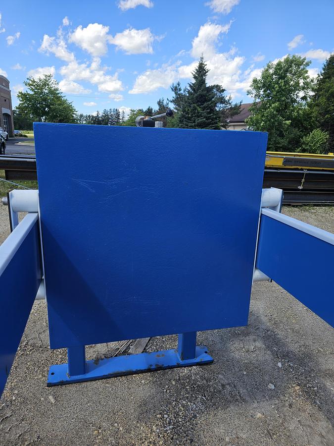 Used Met-Chem 19 Cu. Ft. 800mm Hydraulic Filter Press – 38 Polypropylene Plates - Like New Condition