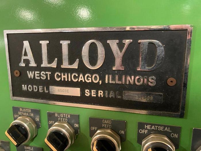 Used Alloyd 6S-CBE 6 Station Rotary Blister Packaging Machine