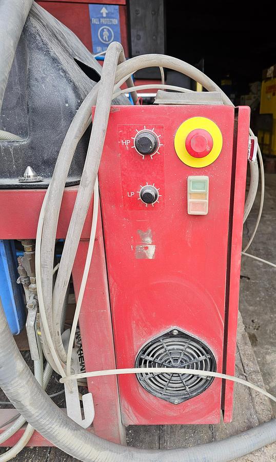 Used 2010 Omax Maxiem 2030 CNC Waterjet Cutting System & Abrasive Blast Hopper