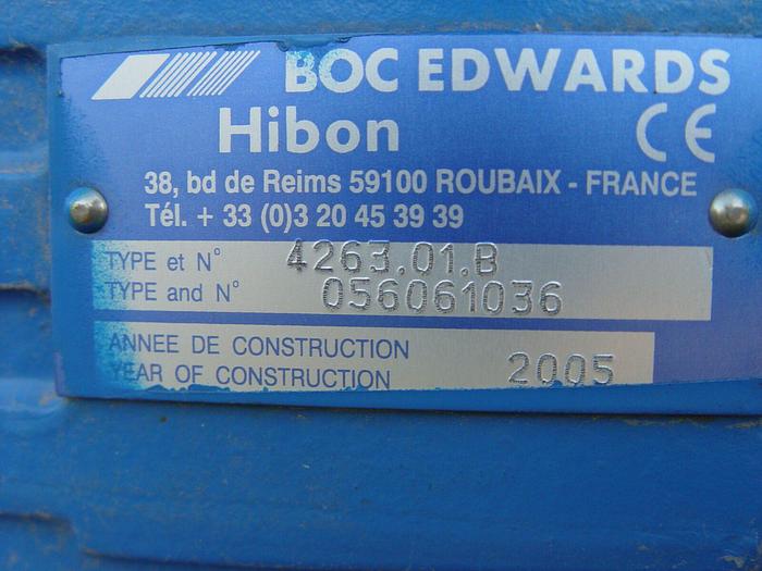 Used Hibon Blower – BOC Edwards #4263.01.B Hi-Volume, Hi-Vacuum pressure