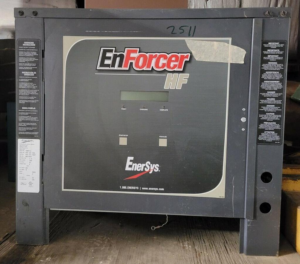 Used EnerSys Enforcer HF EH3-24-1500 48V Forklift Battery Charger 1500 Amp Hour Rate
