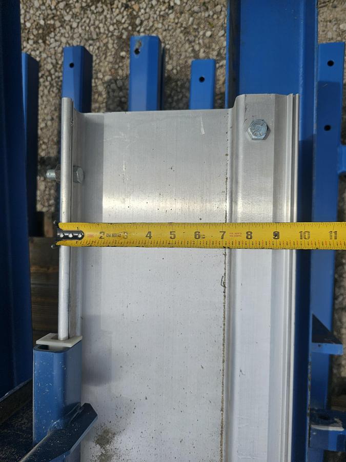 Used Gorbel 500 lb Freestanding Workstation Bridge Crane 18' Alum Bridge x 40' Runway w/ CM Hoist