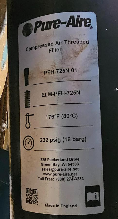 Used 600 SCFM Hankison SPX Flow HPRN600 Refrigerated Air Cooled Dryer
