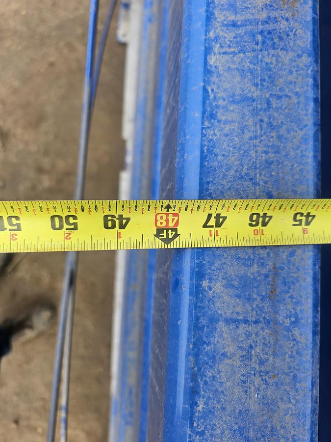 Used 5,500 lb Shelf Capacity Engineered Handling Systems 48" x 99" Sheet Metal Storage Rack System - 8 Shelf