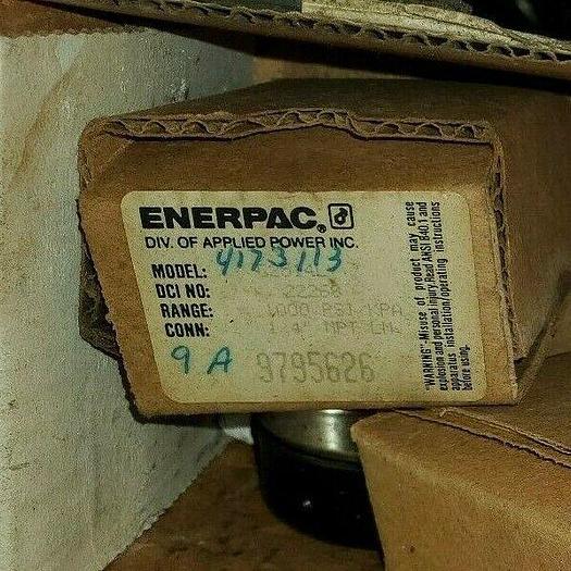 ENERPAC Model #G2514L 2-1/2" General Purpose Pressure Gauge, 0 to 1000 PSI