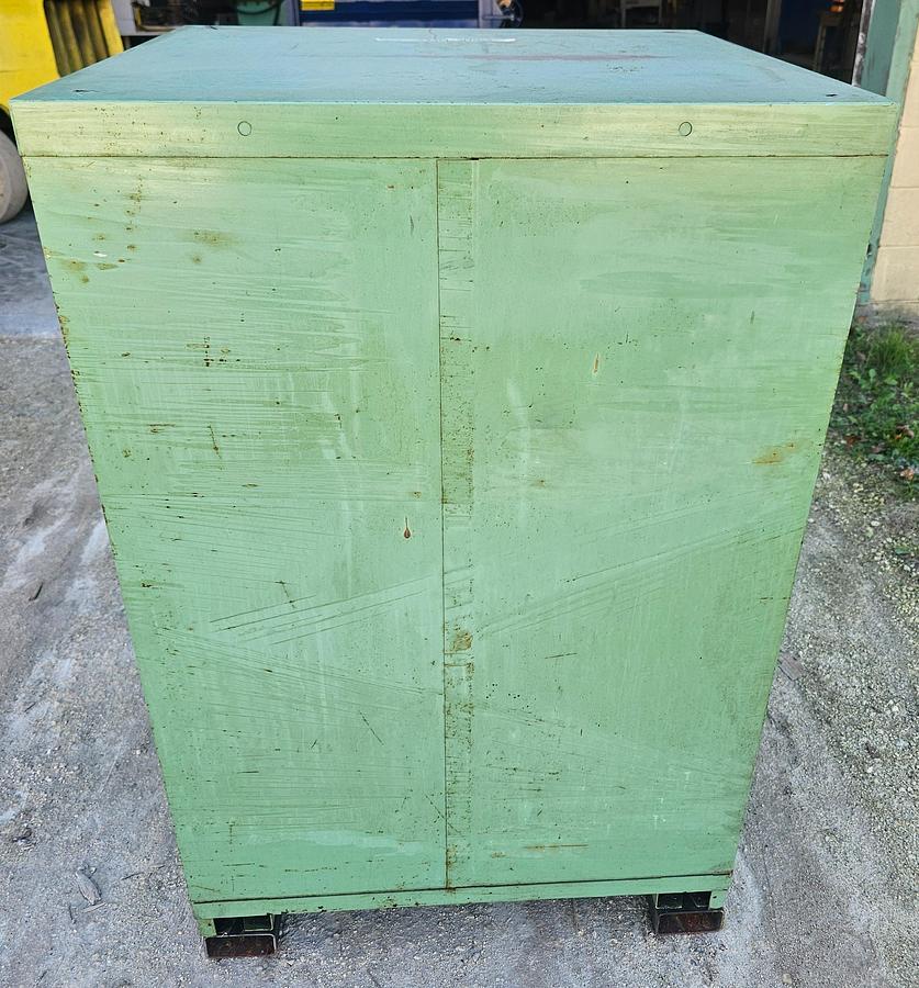 Used Stanley Vidmar 5 Drawer Modular Tooling Cabinet 30 x 27.5 x 44 Industrial Green