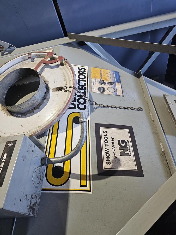 Used 6,000 CFM Scientific Dust Collectors Baghouse Dust Collector & 15 Hp Blower