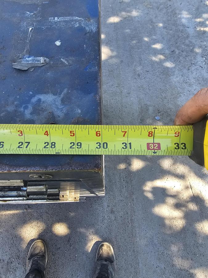 Used Stanley Vidmar 7 Drawer Modular Tooling Cabinet 30" x 27.5" x 44" Industrial Blue