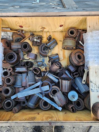 Used Hydraulic Pipe Expanding Machine w/Enerpac Pump & Cylinder Up To 7" Dies Included