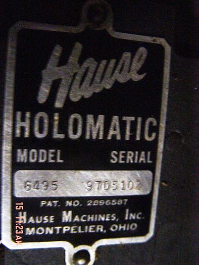 Used Hause Holomatic Drill Head Model #6495