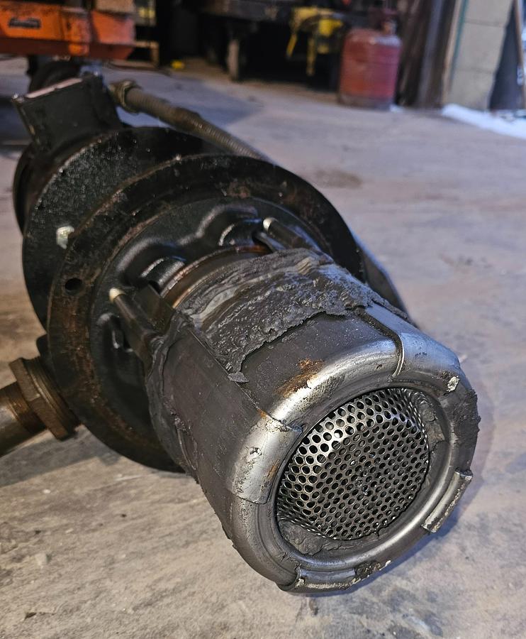 Used Grundfos CRK8-40 U-W-A-AUUV Pump 3 Hp Baldor Motor 53 GPM Flow Rate