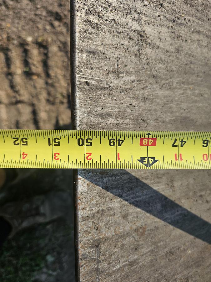 Used Roura Style 1/2 Cu. Yard Self Dumping Hopper on Castors 50" x 30" x 25"