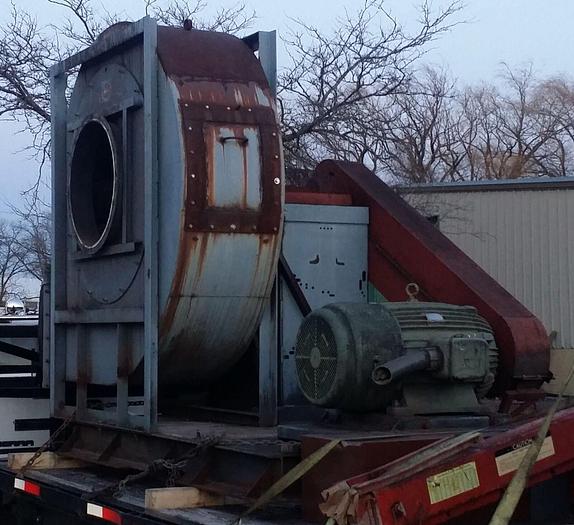 Used 18600-35000 CFM Hartzell 200 Hp Electric Paddle Whl Fan #054-50-AHZ346″ WC/SP