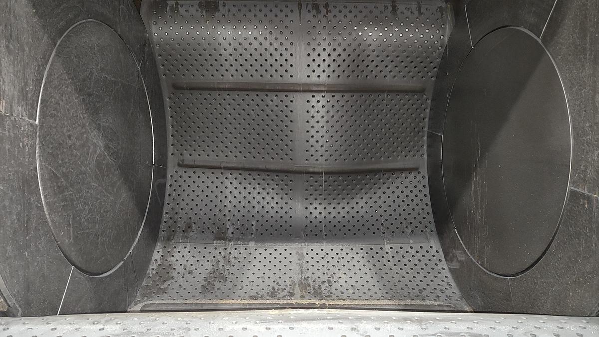 Used Wheelabrator TBR-12 Tumblast Shot Blaster | 12 Cu. Ft. | 30 HP Wheel | 460V