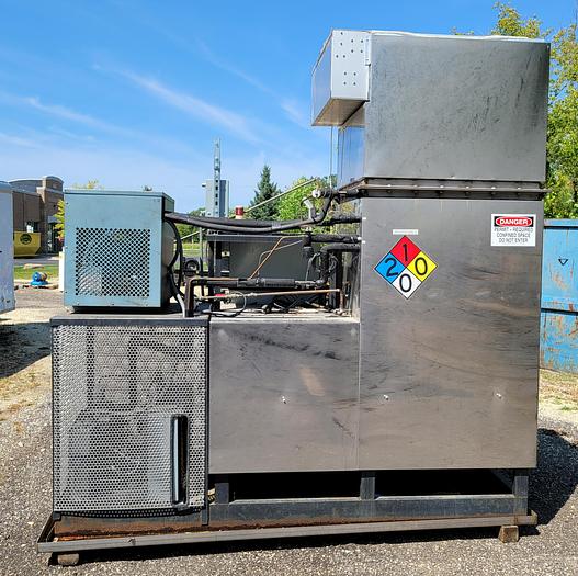 Used Ultra-Kool Model #10-15-ETE Ultrasonic Parts Degreaser w/Cold Trap & Crest Ultrasonic Generators