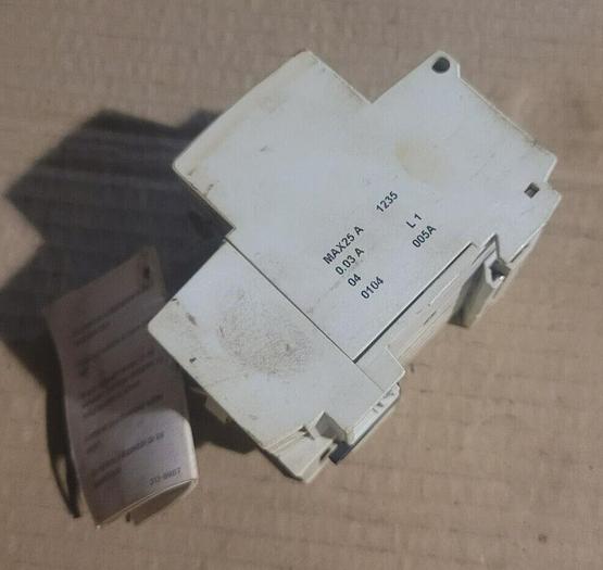 Used ABB 2 Pole S-252 C2 Circuit Breaker 400V 25 Amp Rated