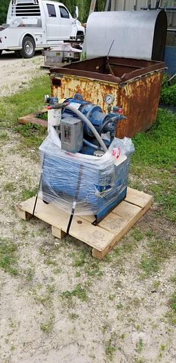 Used 5 Hp Hydraulic Power Source, 230/460v, Tank Dimensions: 24” x 15” x 15” 8 GPM