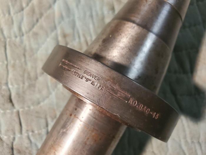 Used Beaver NTMB 50 Tool Holder Style B Arbor No. BA0-43