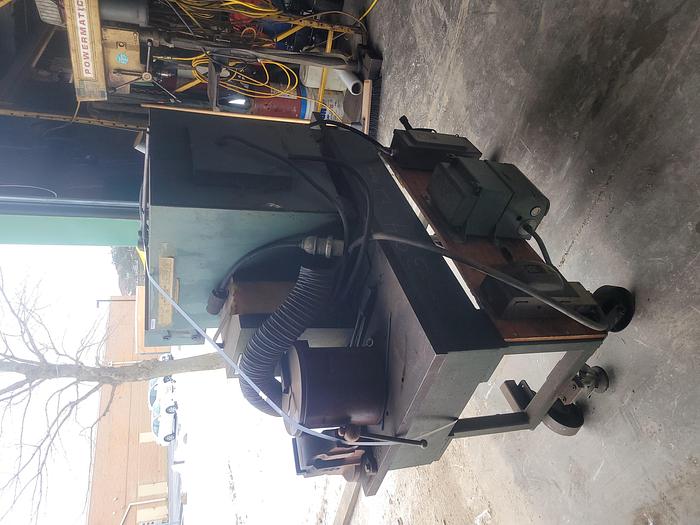 Used Thermolyne F-A1730-1 Muffle Type Oven w/Control Box on H.D. Steel Rolling Table