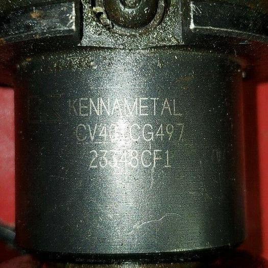 Used Kennametal CV40TCG497 Tap Driver Tool Holder CAT 40