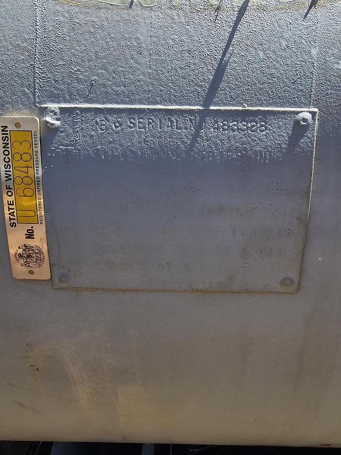 Used 15 Hp Ingersoll Rand R11i-A135 TAS Rotary Screw Air Compressor w/400 Gallon Horizontal Tank 