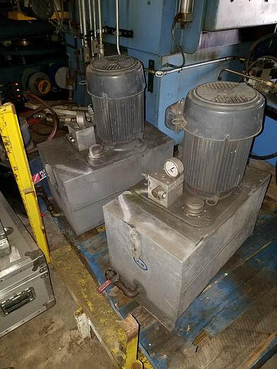 Used John S. Barnes 6 GPM Hydraulic Pump/ Power Source 5 Hp 208-230/460