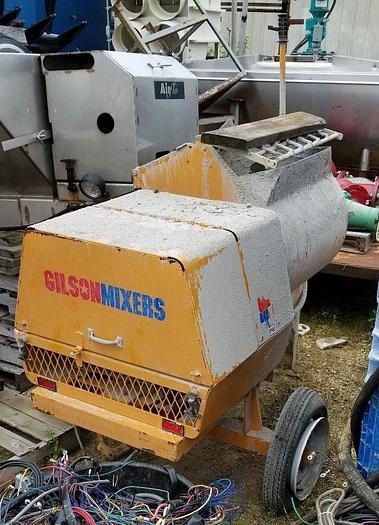 Used Gilson 1 1/2 Bag Ribbon Type Electric Portable Concrete/Mortar Mixer