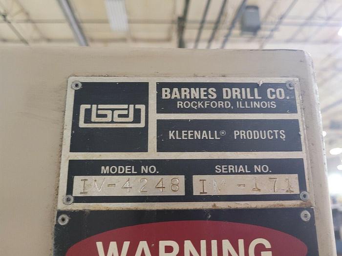 Used Barnes 300 GPM Immersed Drum Coolant Filtration System & Chiller IM-4248