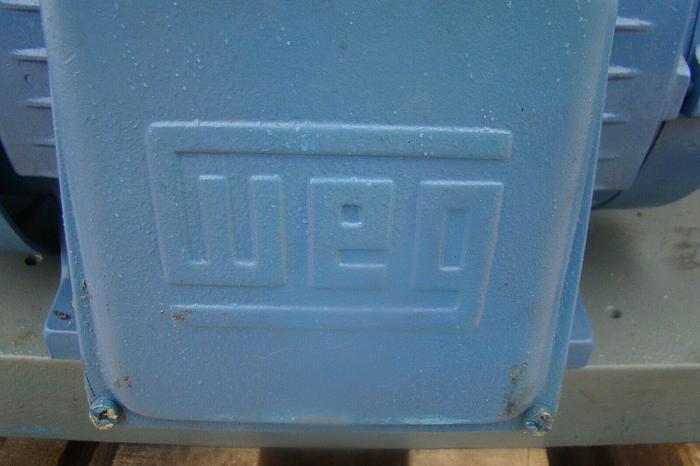 Used 10 Hp WEG W21 Severe Duty C-Face Motor w/BSM 1.5″ Pump, 1.25 Service Factor