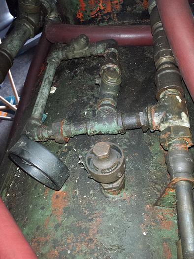 Used Cecor 200 Gallon pneumatic Operated Sump Sucker, Pickup/Discharge/Feed Lines