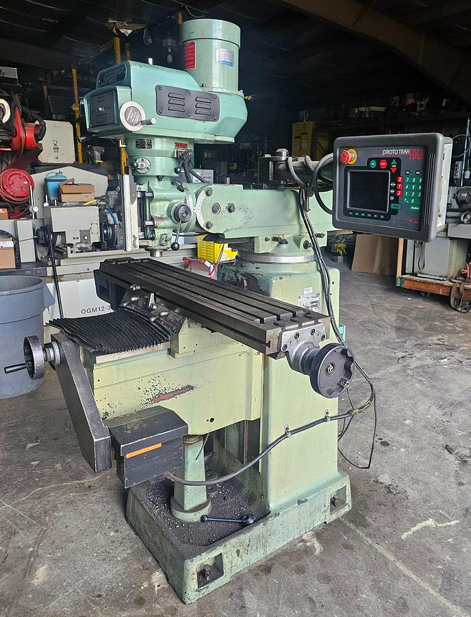Used 3 Hp Southwestern Industries 2-Axis Sport K3 CNC Variable Speed Knee Mill, 10" x 50" Table